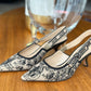 Scarpin Dior J´Adior Estampado Tam. 37,5 Br