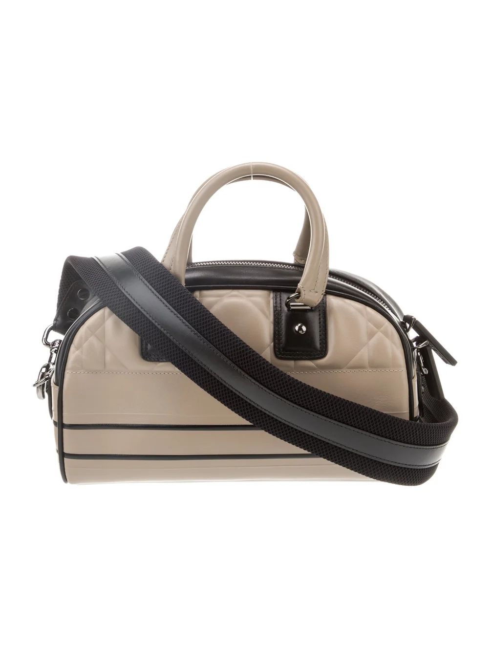 Bolsa Christian Dior Vibe Bowling Small Bege