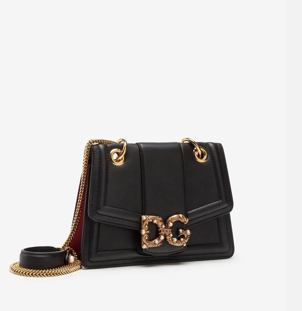 Bolsa Dolce & Gabbana Amore Chain Preta