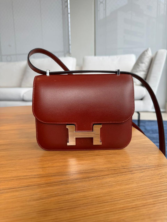 Bolsa Hermès Constance 18 Rouge