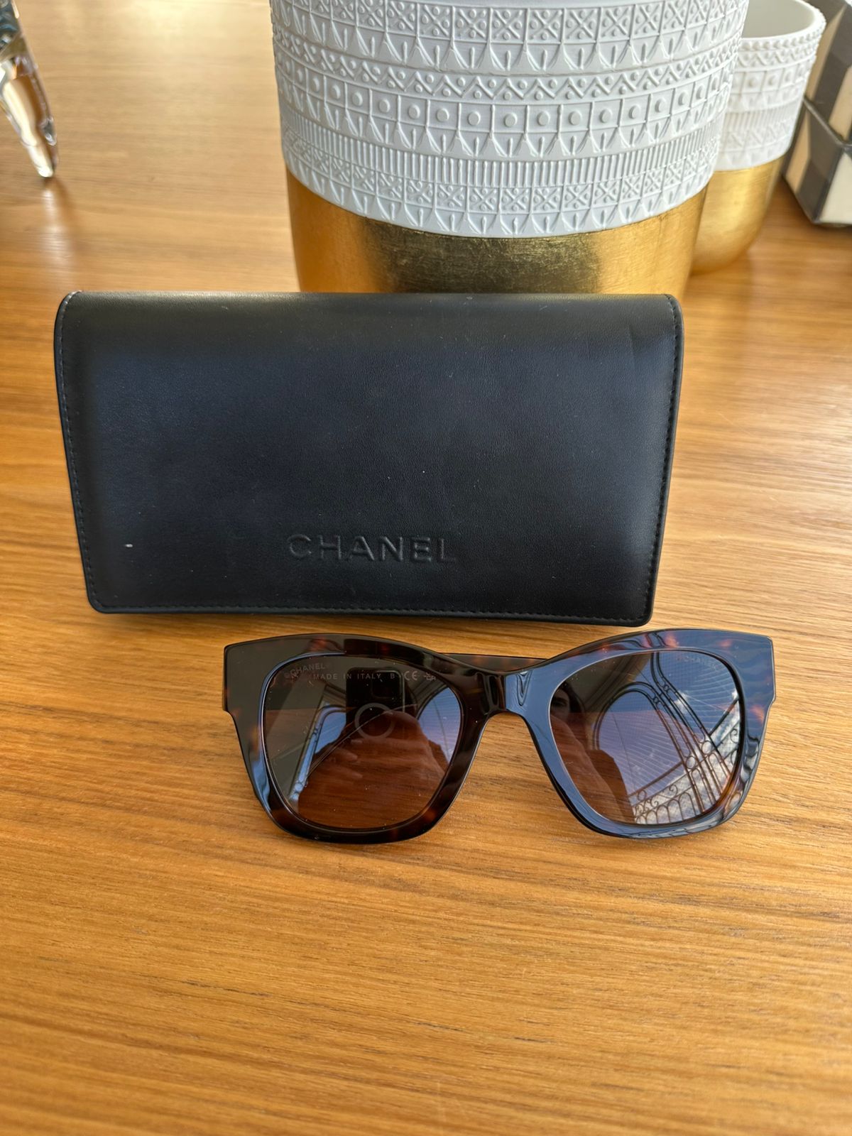 Óculos Chanel Marrom