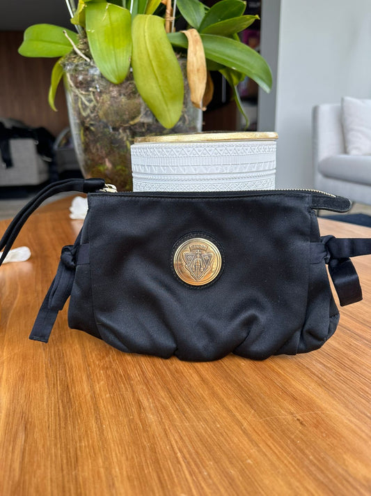 Clutch Versace Medusa Preta