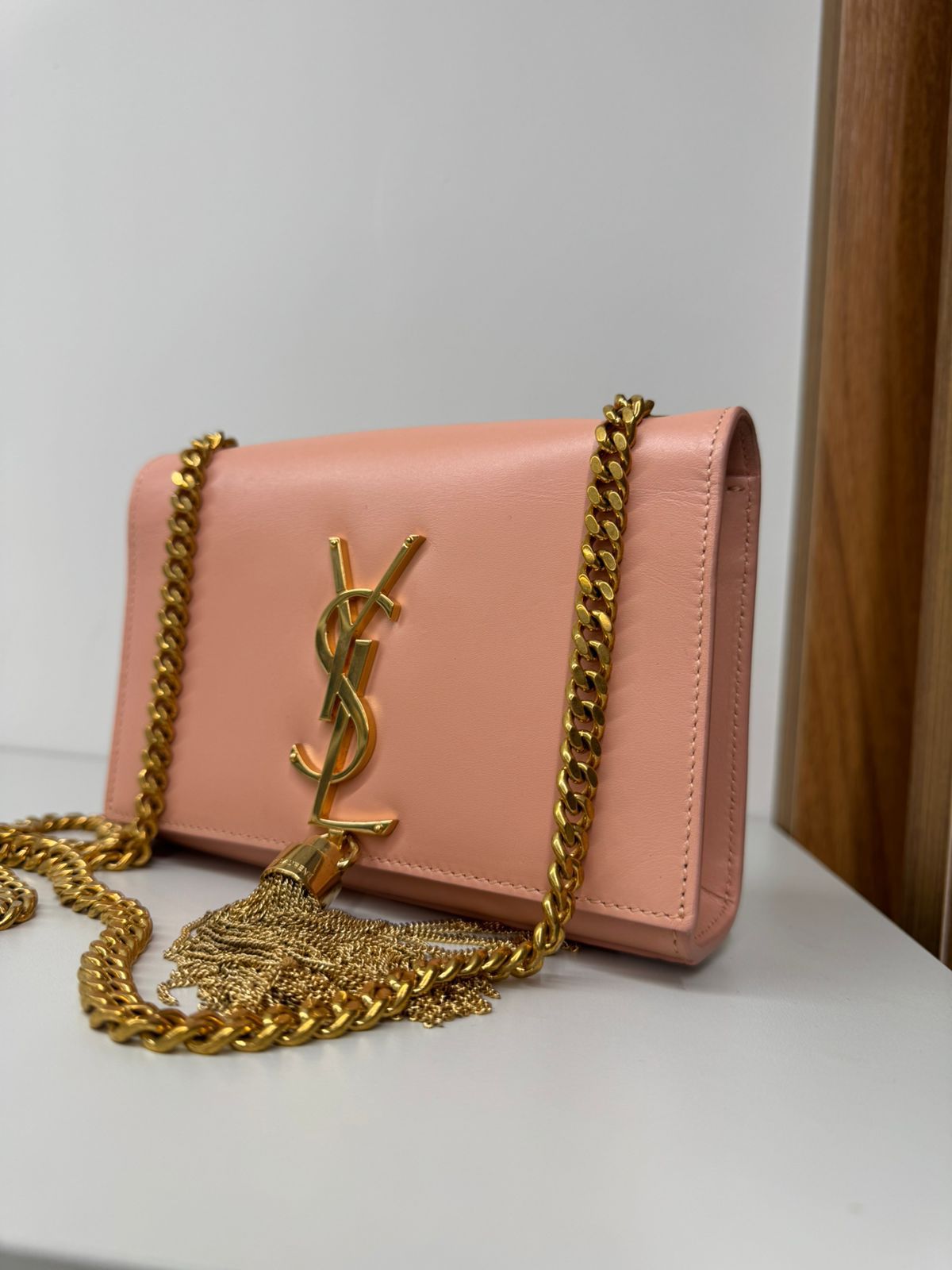 Bolsa Saint Laurent Rosa Kate Tassel Rosa