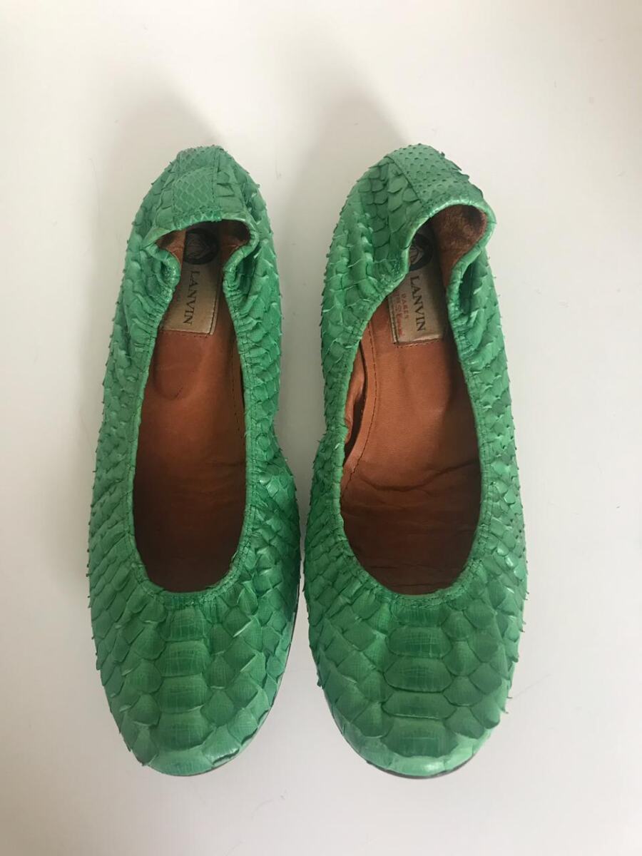 Sapatilha Lanvin verde, sola 40