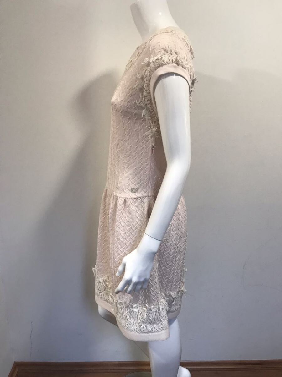 Vestido Chanel Rosa Claro Tam. 40