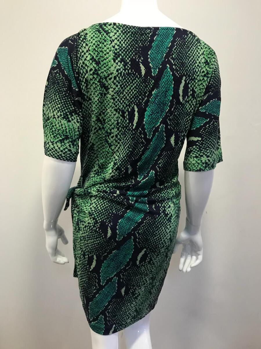 Vestido DVF cobra verde