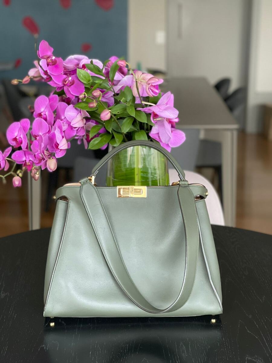 Bolsa Fendi Peekaboo Verde