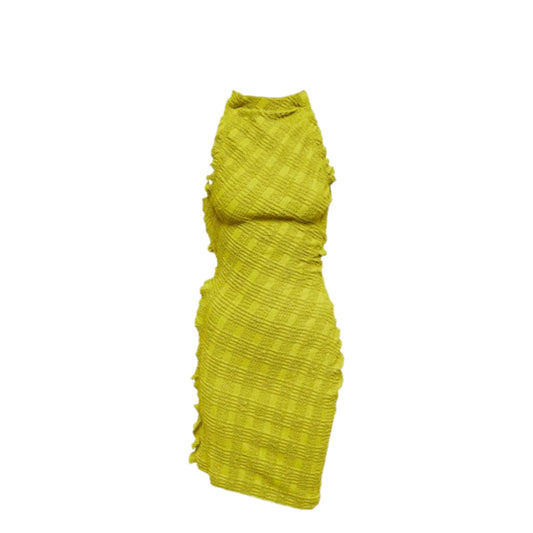 Vestido Bottega Veneta Verde Lima Tam. 36 BR