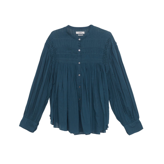 Camisa Isabel Étoile Marant Verde Tam.40