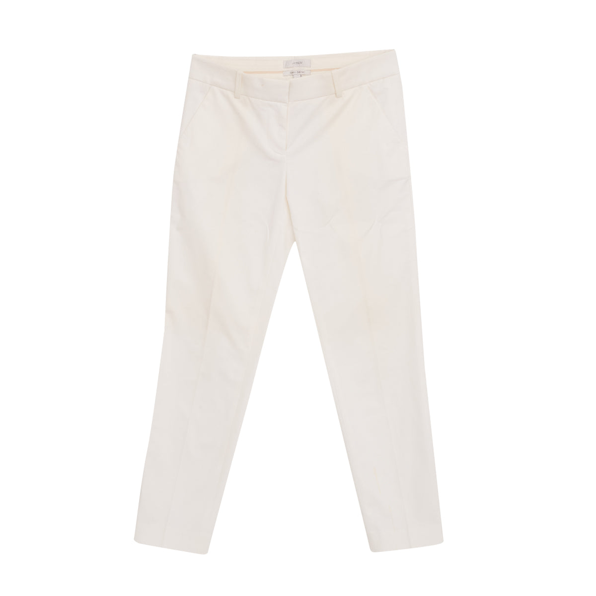 Calça J Crew em Alfaiataria Off-White Tam.00 USA