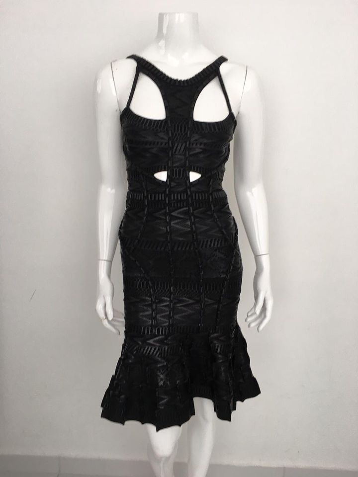 Vestido Herve Leger Preto Tam. XS