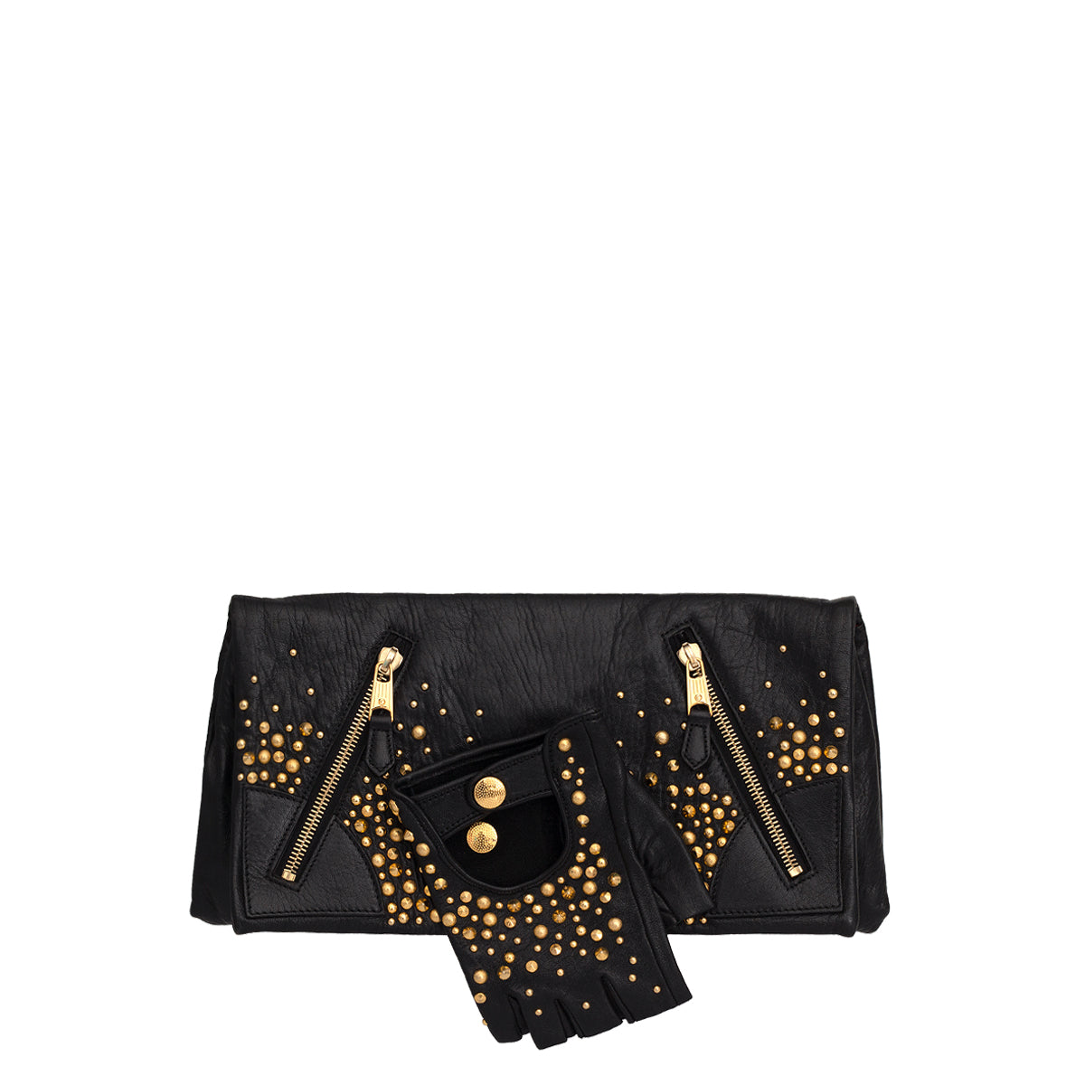 Clutch McQueen Luva Preta