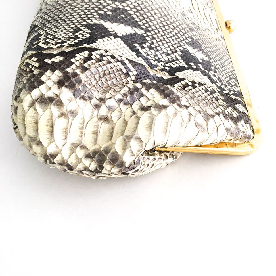 Clutch Nk Python Creme