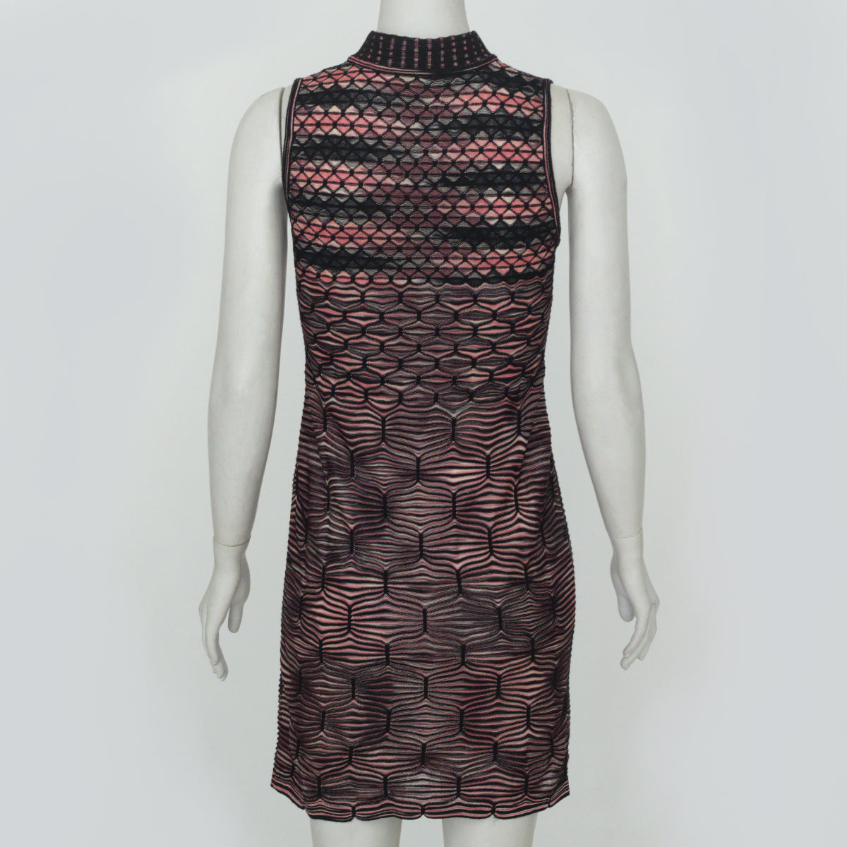 Vestido Missoni Rosa e Preto Tam. 38 Br