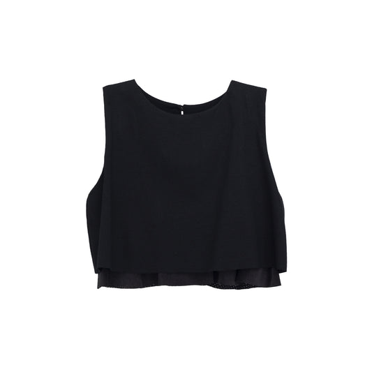 Blusa Paula Raia Cropped Preta Tam. M