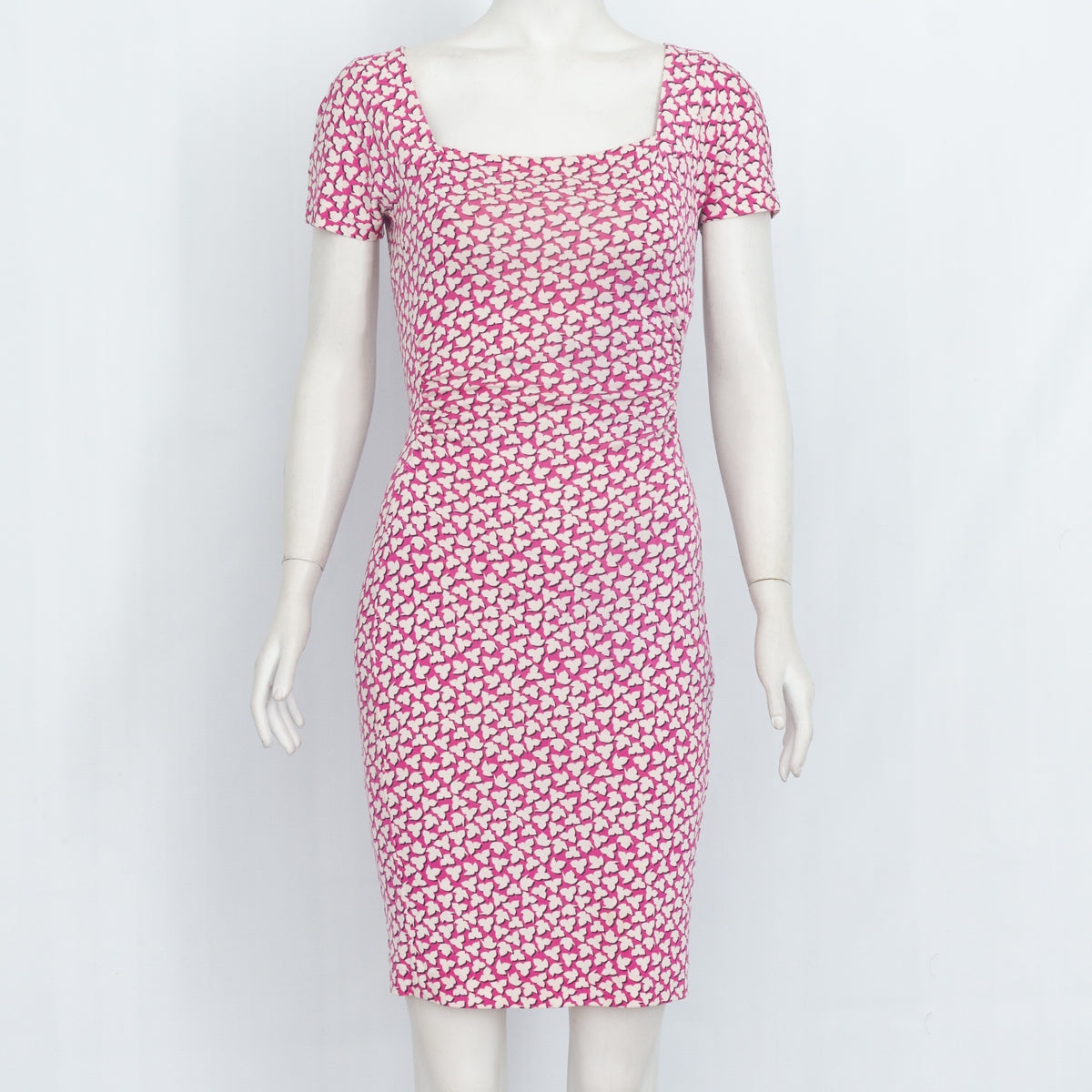 Vestido Diane Von Furstenberg Estampado Pink Tam. 34 Br