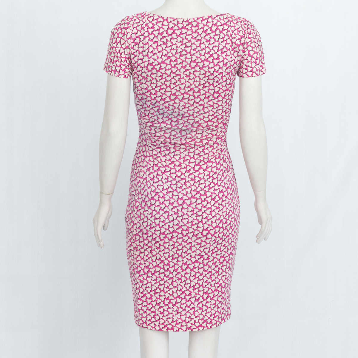 Vestido Diane Von Furstenberg Estampado Pink Tam. 34 Br