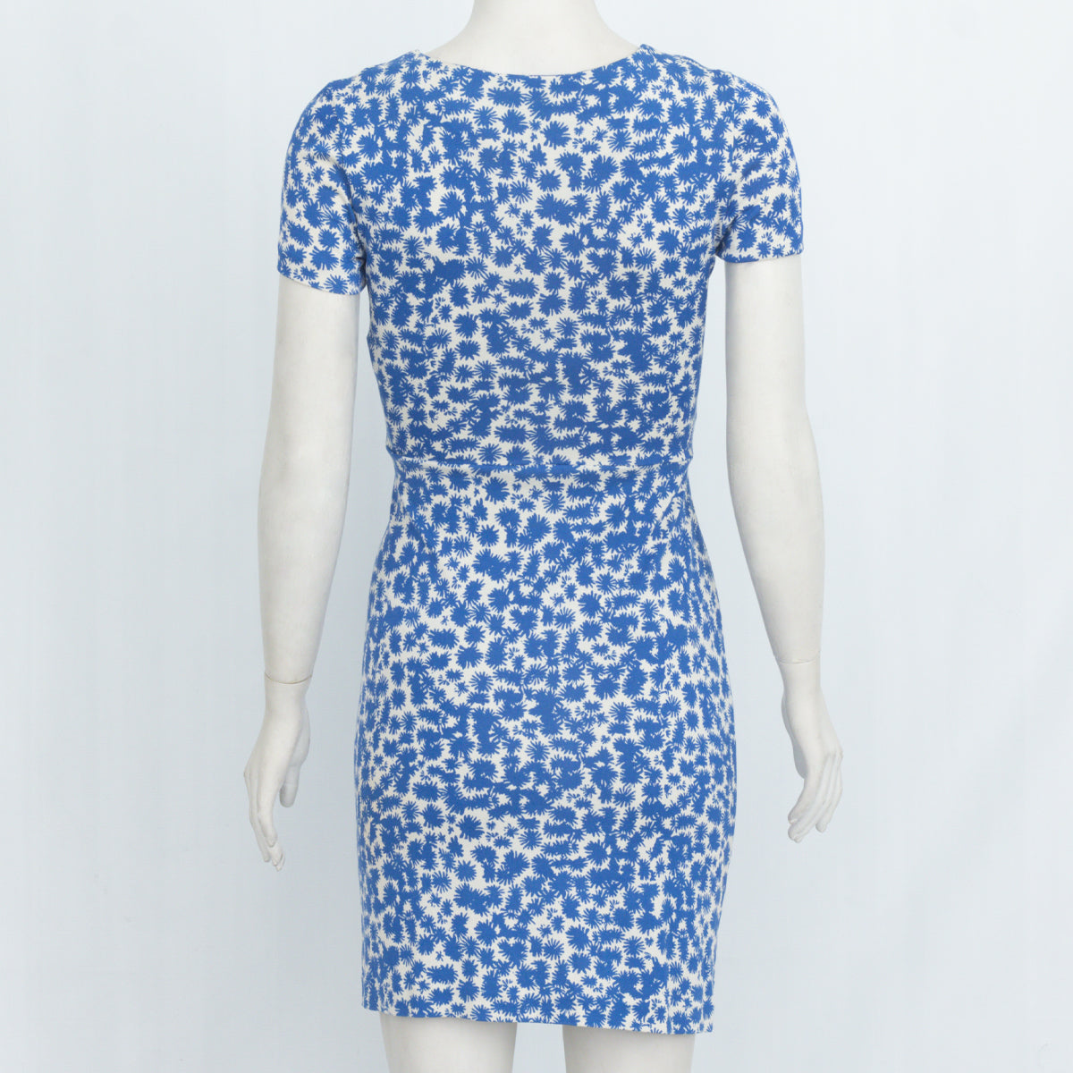 Vestido Diane Von Furstenberg Envelope Estampado Bicolor Tam. 36 Br