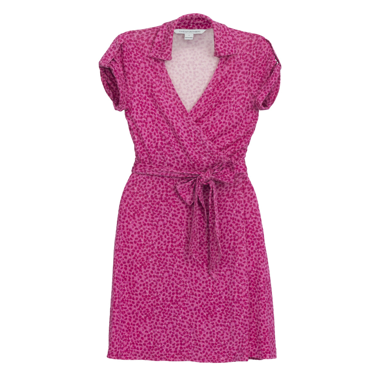 Vestido Diane Von Furstenberg Pink Envelope Tam. 36 Br