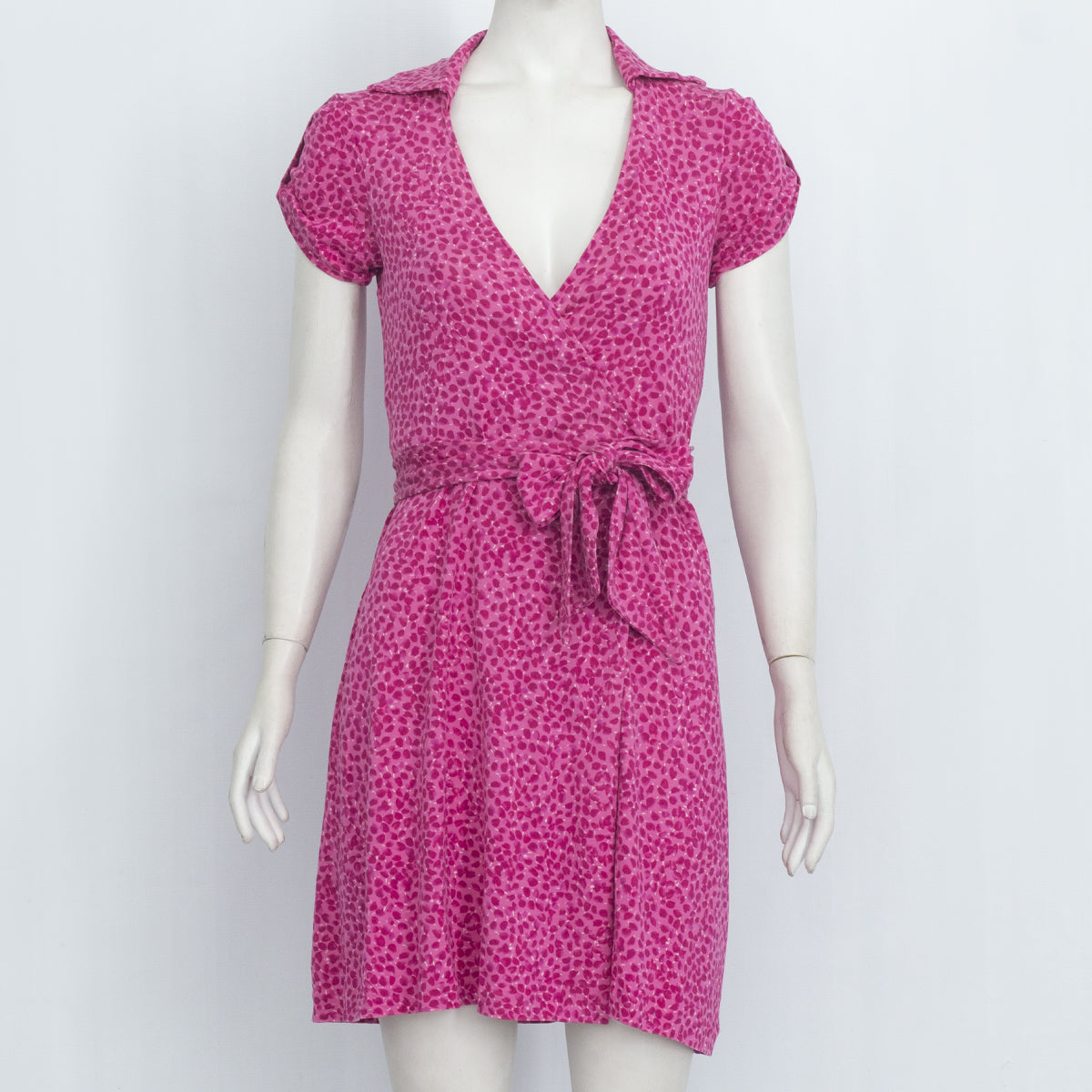 Vestido Diane Von Furstenberg Pink Envelope Tam. 36 Br