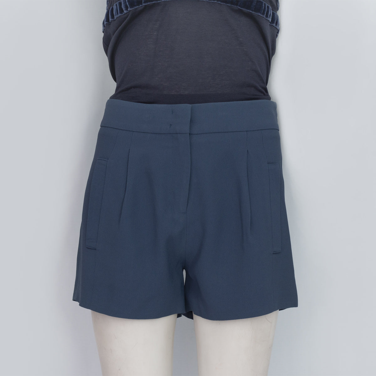 Short Chloé Azul Alfaiataria Tam. 34