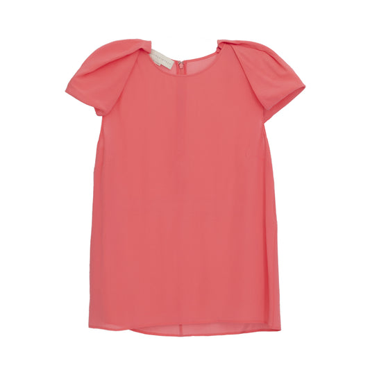 Blusa Stella McCartney Rosa Babados no Ombro Tam. 38