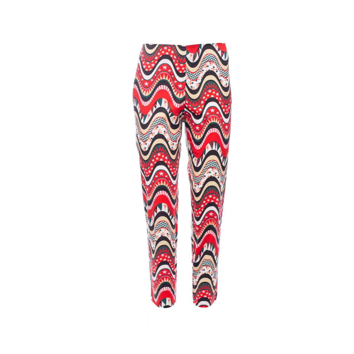 Calça M Missoni Vermelho Estampada Tam. 42