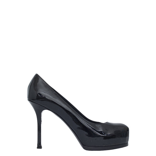 Scarpin Yves Saint Laurent Verniz Preto Tam. 39