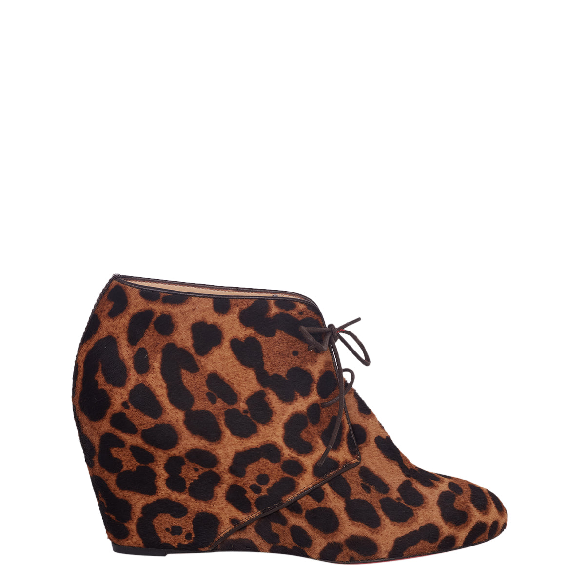 Ankle Boot Christian Louboutin c/ Estampa Animal Print Tam.37 Br