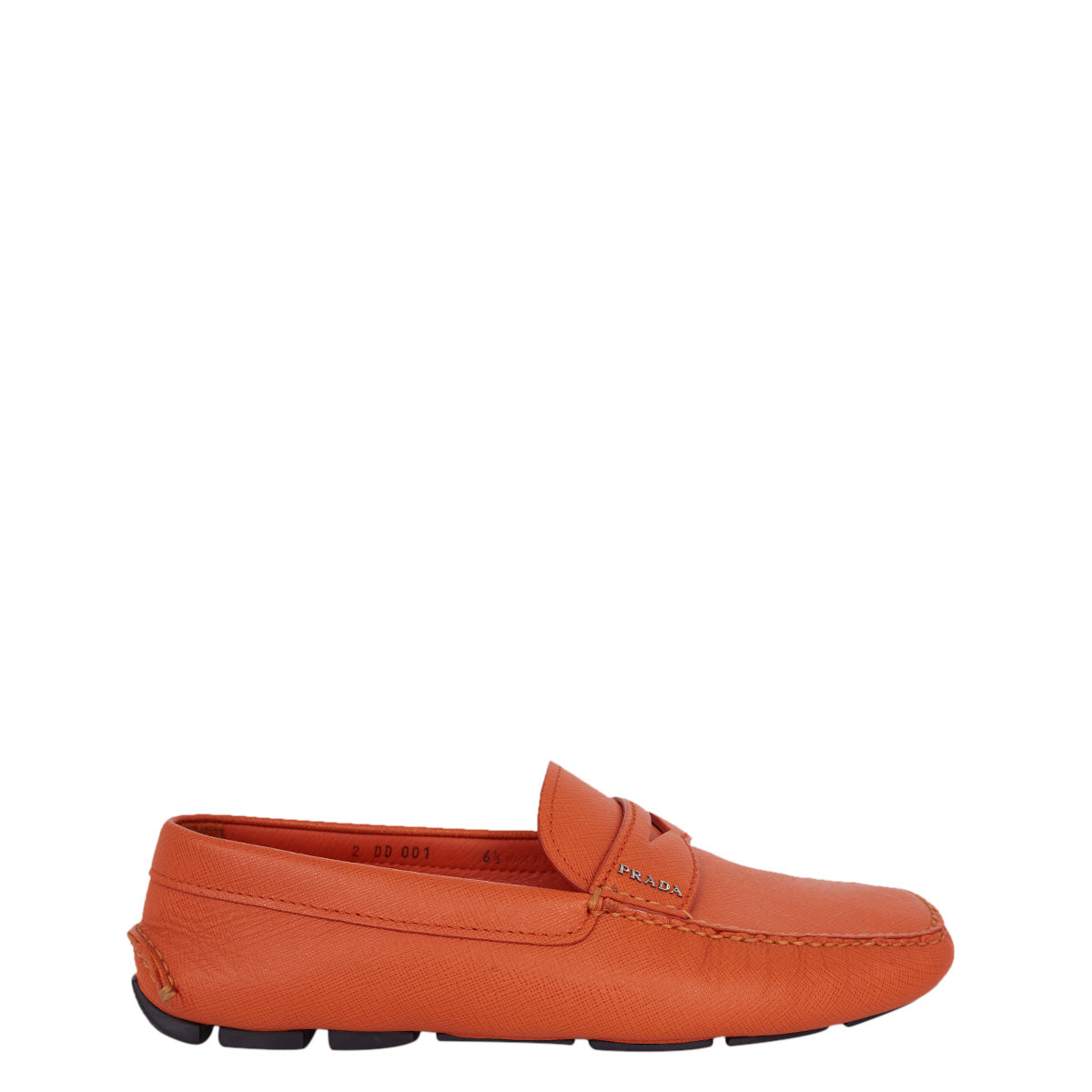 Mocassim Prada Laranja Masculino Tam. 39 Br