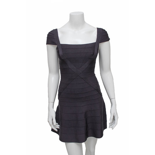 Vestido Herve Leger Roxo Tam. XS