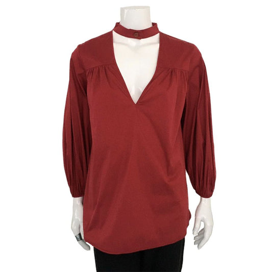 Blusa Paula Raia Vermelho Escuro Tam. 38