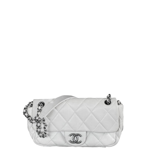 Bolsa Chanel Off White Média Matelasse