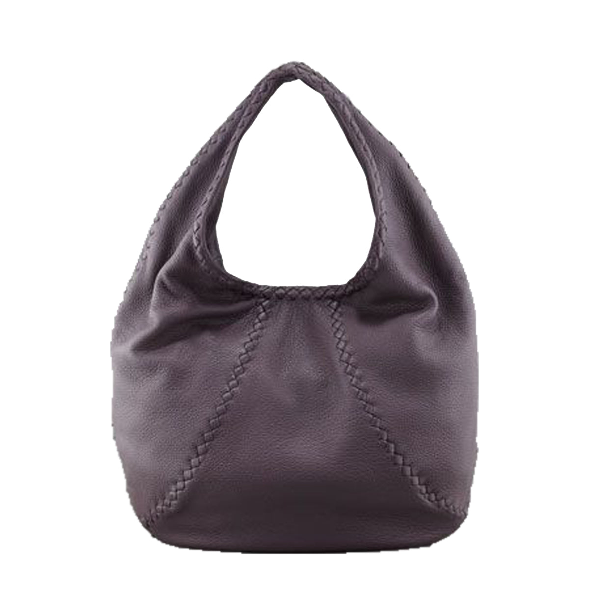 Bolsa Bottega Veneta Couro Marrom Grande