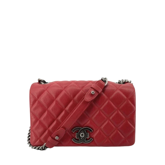 Bolsa Chanel Flap Vermelha