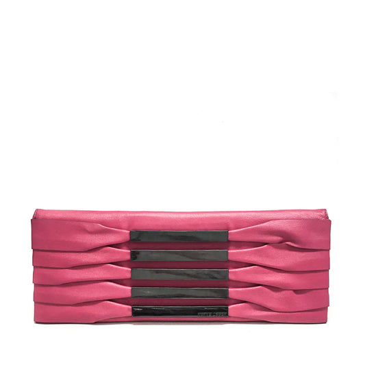 Clutch Herve Leger Rosa e cinza