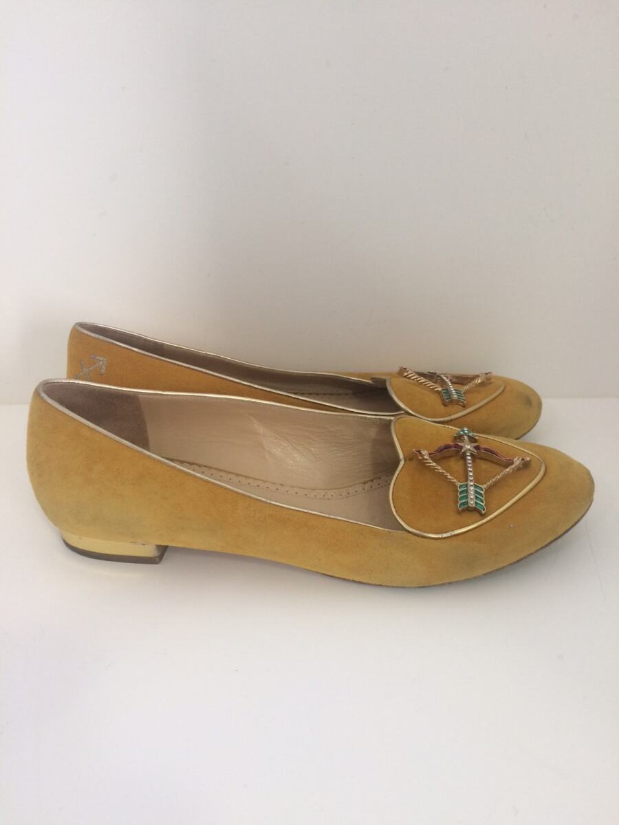 Sapatilha Charlotte Olympia amarela sola 39,5