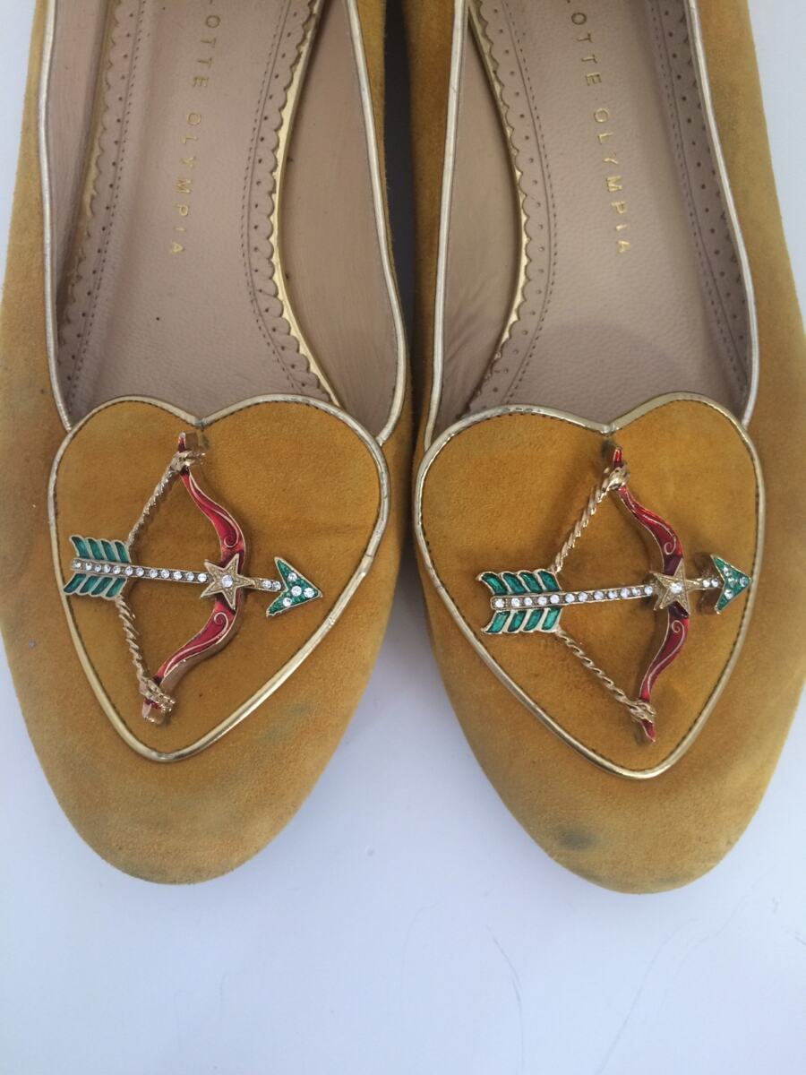 Sapatilha Charlotte Olympia amarela sola 39,5