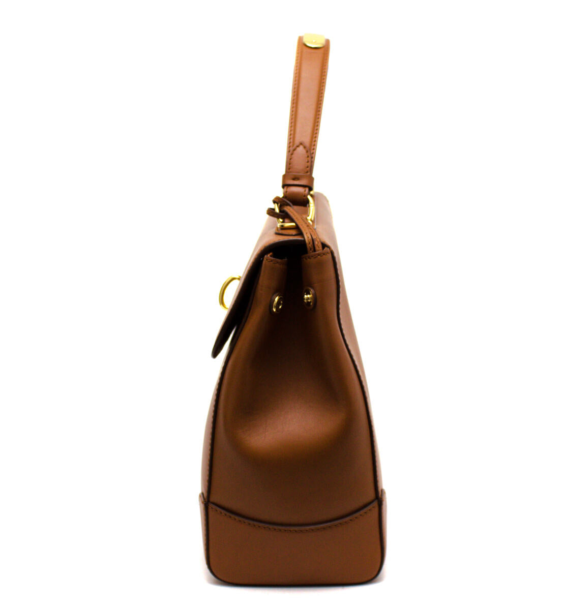 Bolsa Ralph Lauren Tiffin 33 Caramelo