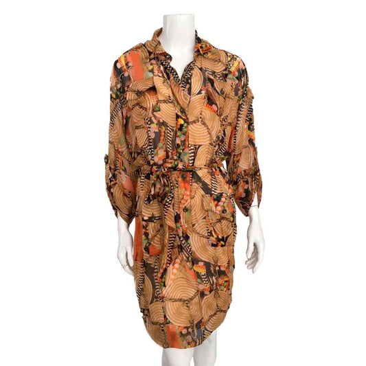 Chemise Diane Von Furstenberg Estampada Tam. 8