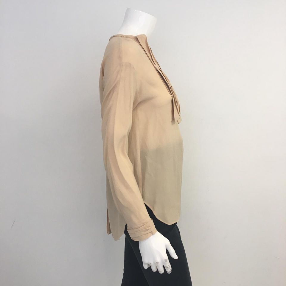 Camisa Chloé Bege Tam. 34