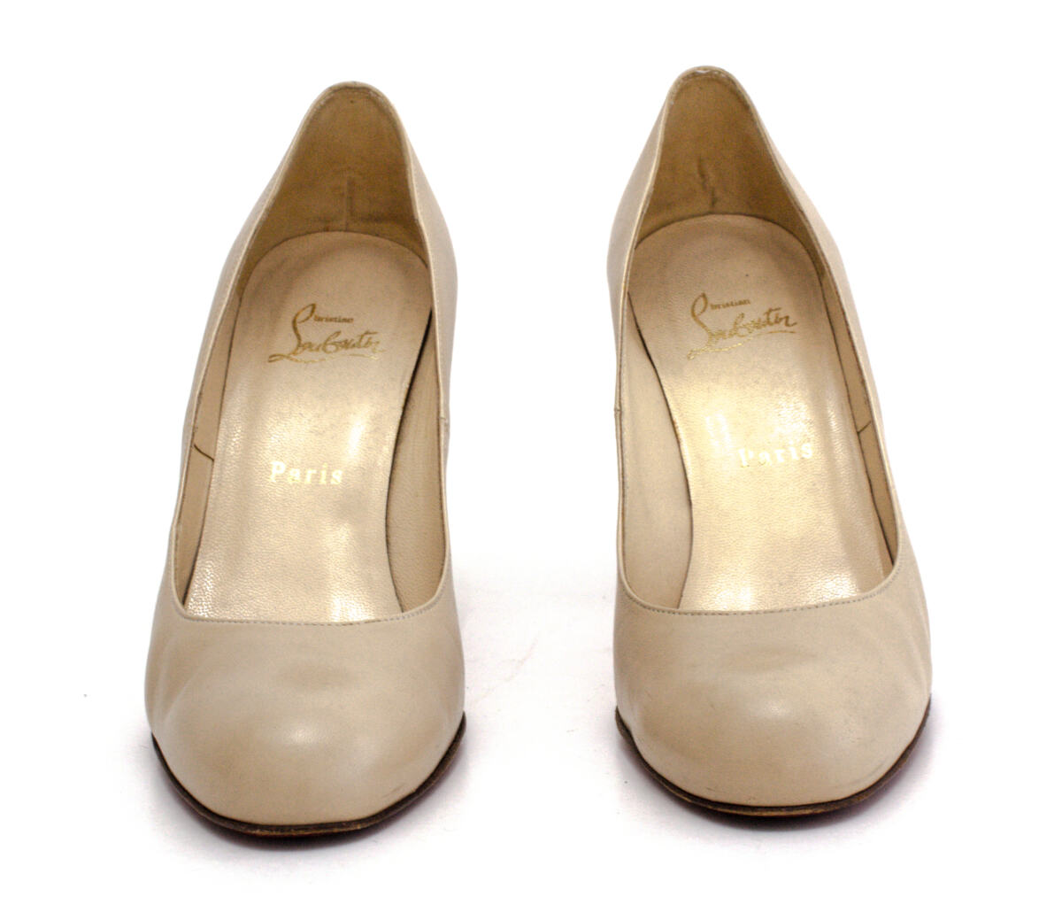 Sapato Louboutin Nude Tam. 38,5