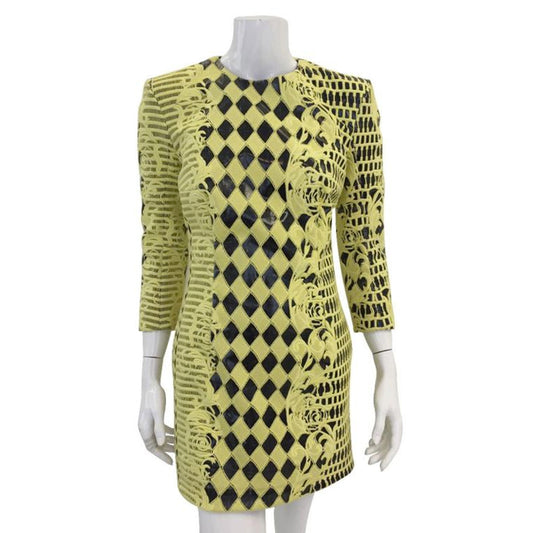 Vestido Balmain Amarelo Tam. 40