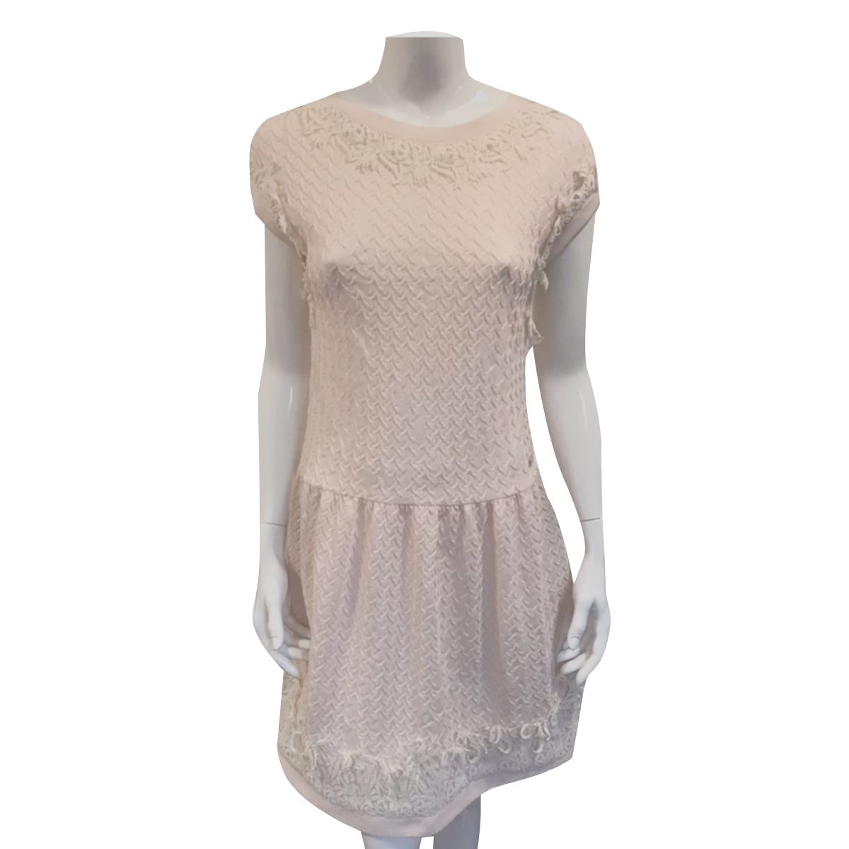 Vestido Chanel Rosa Claro Tam. 40