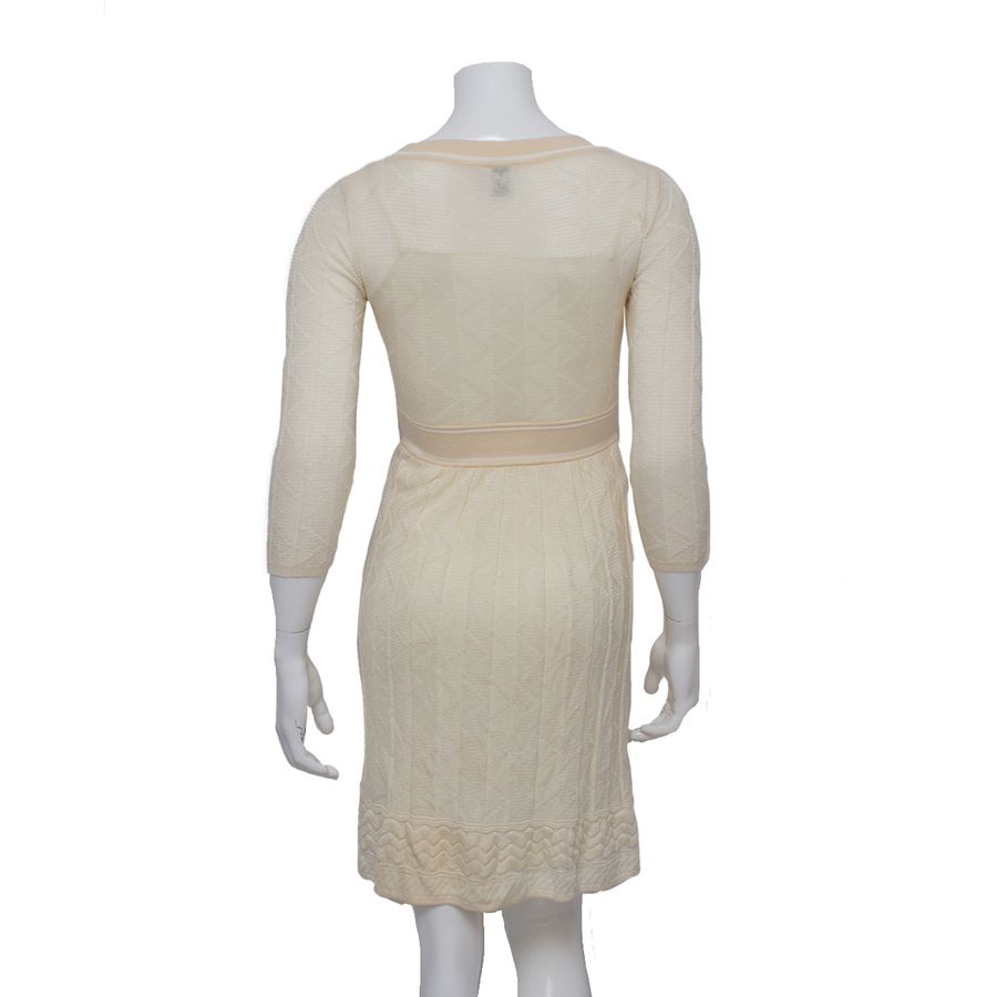 Vestido M Missoni Creme Tam. 38