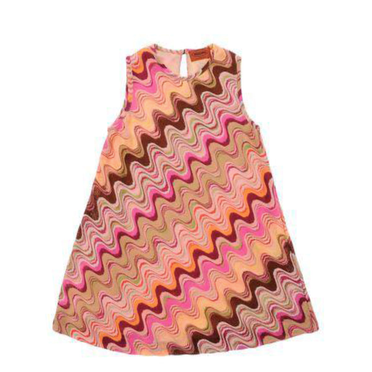 Vestido Missoni Ondas Coloridas Infantil Tam. 12 anos