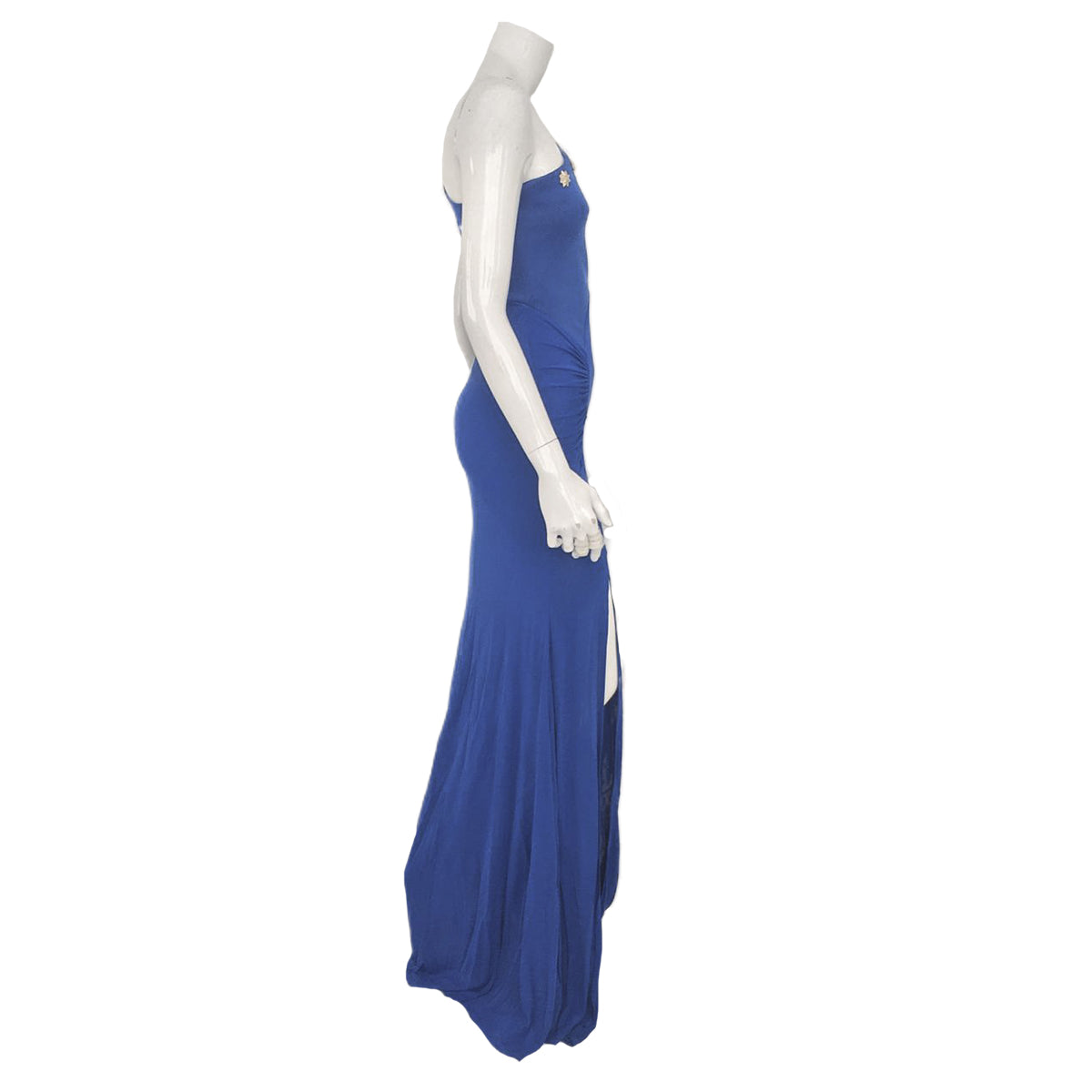 Vestido Gianni Versace Azul Longo Tam. 42