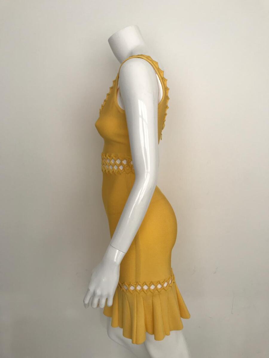 Herve Leger Amarelo