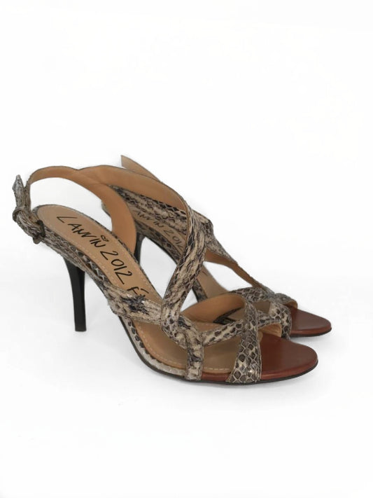 Sandalia Lanvin python novinha!! sola 39